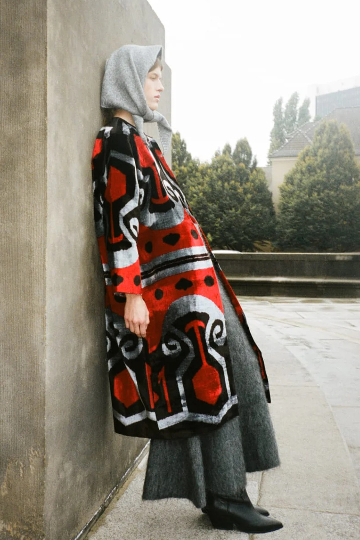 Golda velvet silk coat