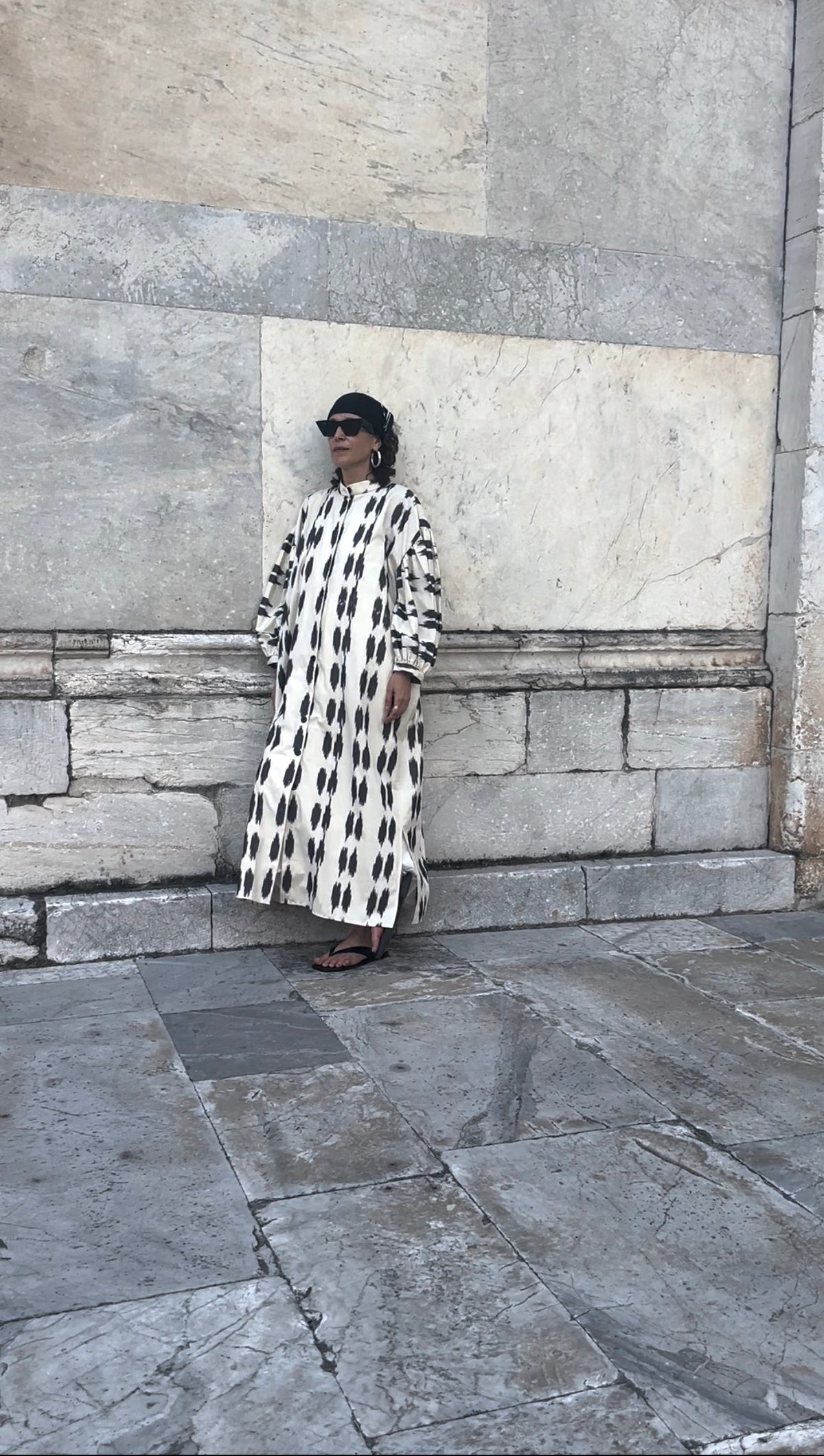 Tarima Luxus-Ikat-Baumwollkleid