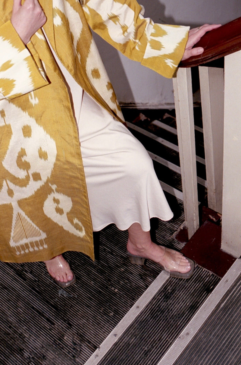Marta Ikat Silk Coat
