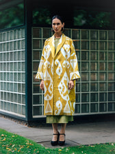 Marta Ikat Silk Coat