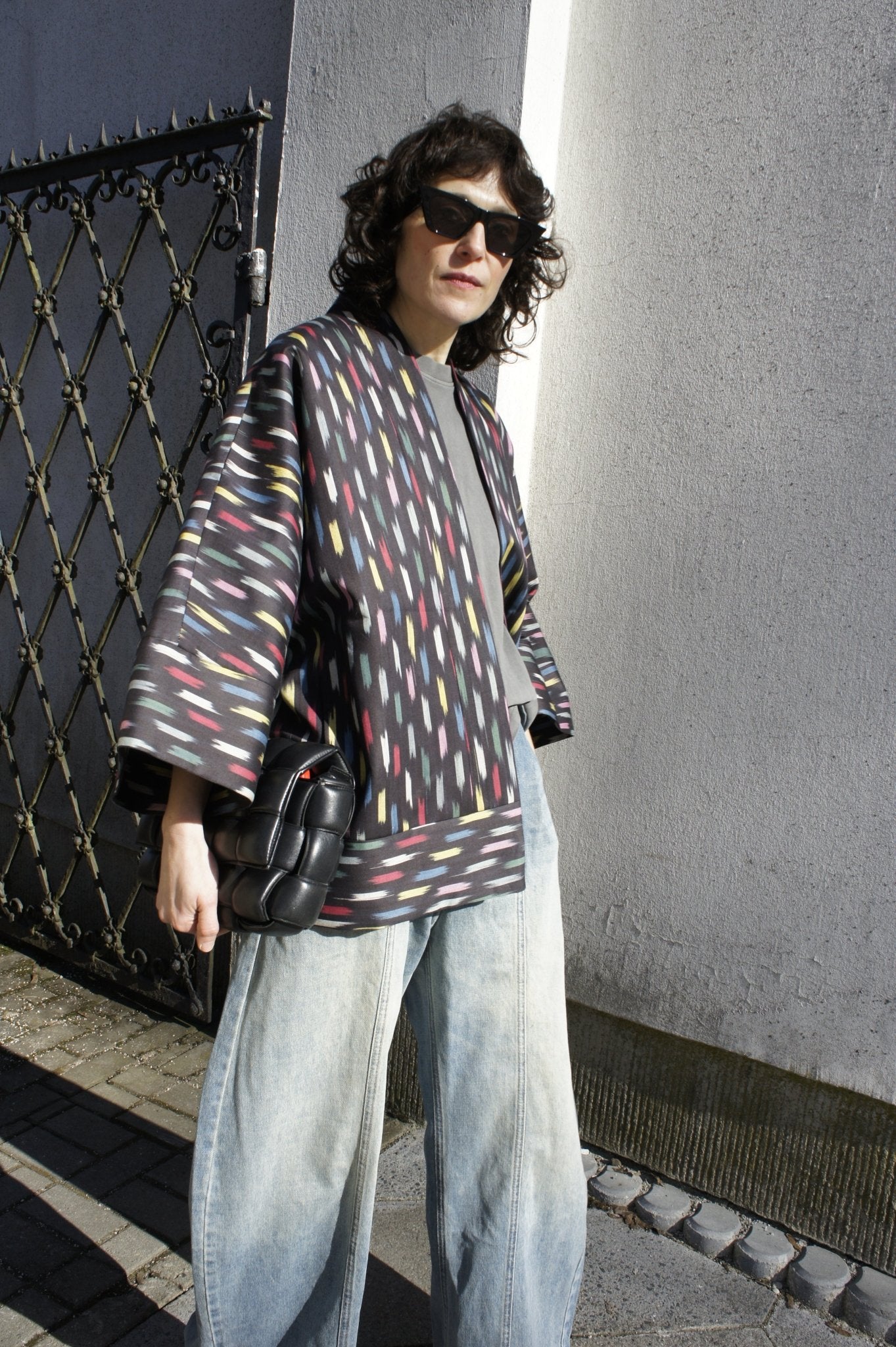 Isabella Short Coat — handwoven ikat short coat by Aleksandra Viktor