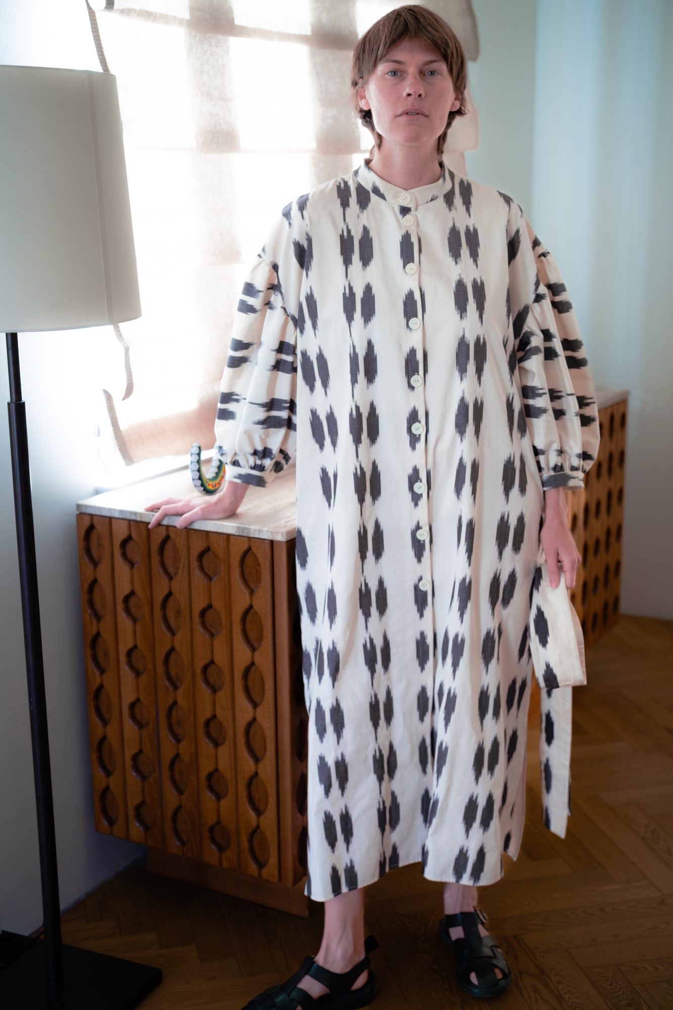 Tarima Ikat Cotton Dress