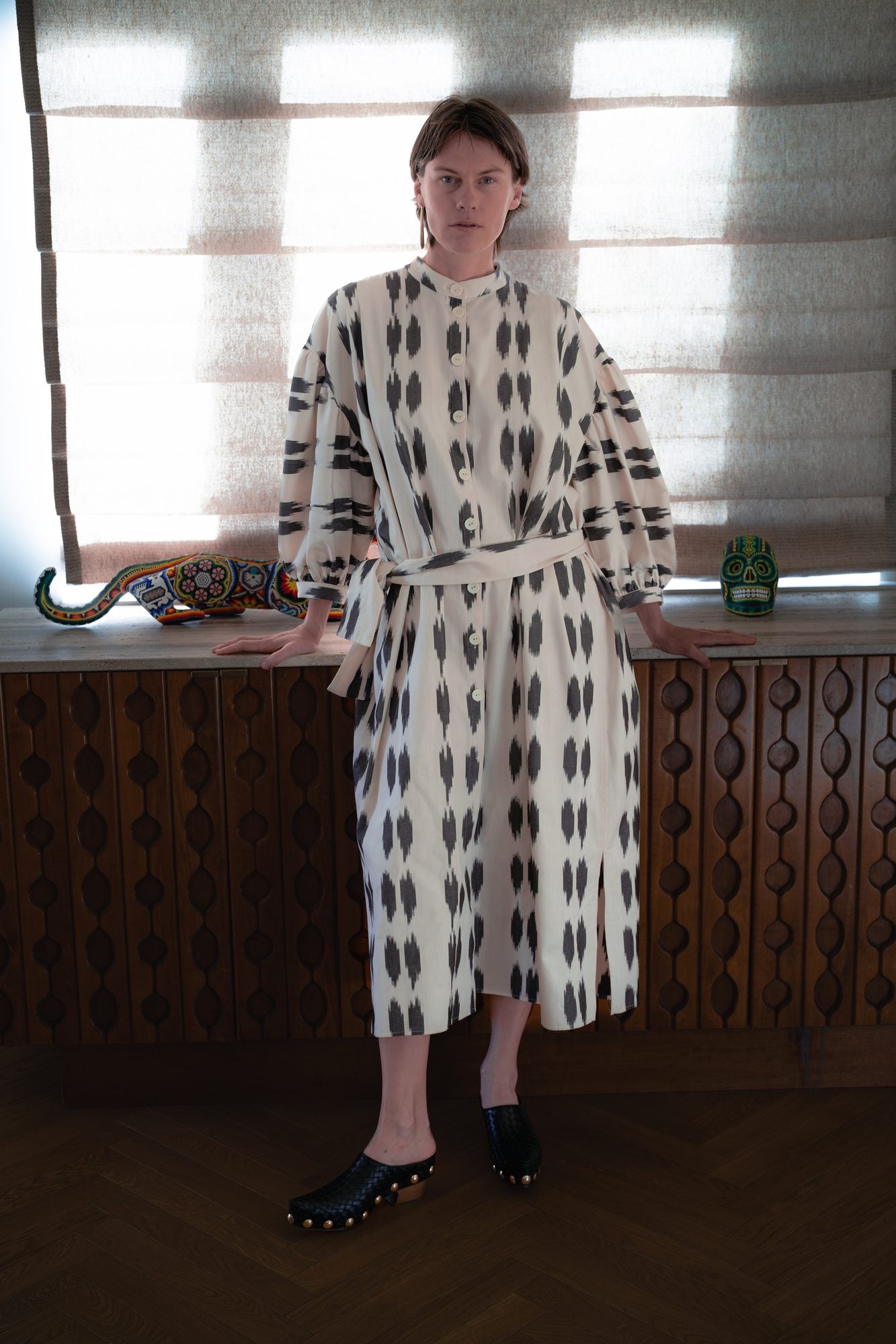 Tarima Ikat Cotton Dress