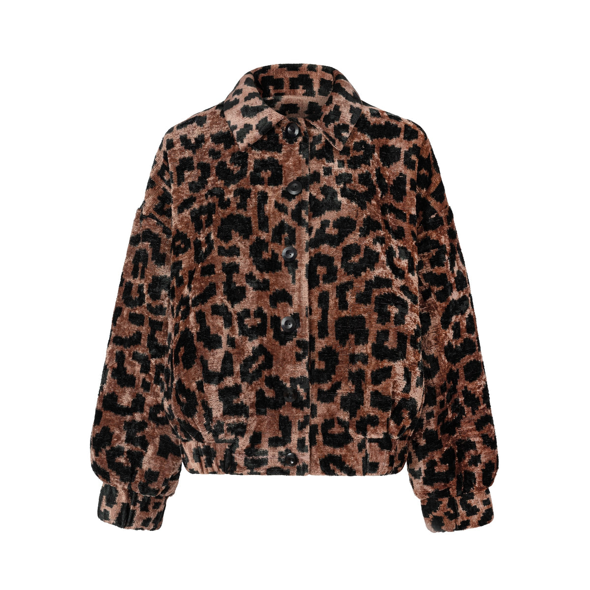 Magda jacket full length — Aleksandra Viktor bespoke ikat garment in silk