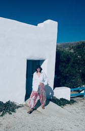 Marysia Luxury Ikat Cotton Trousers