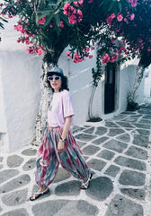 Marysia Luxury Ikat Cotton Trousers