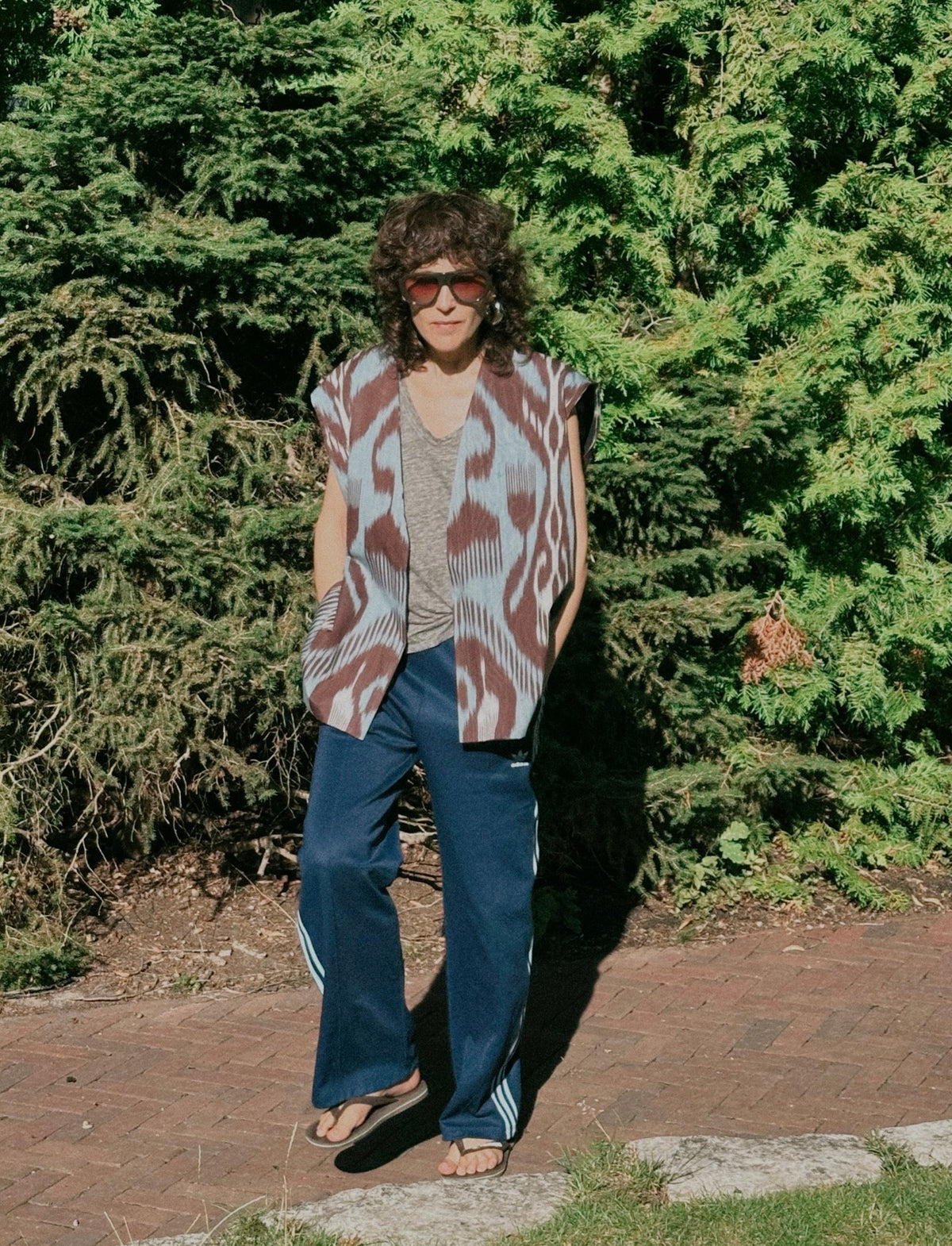 Reversible Theresa Ikat Cotton Vest