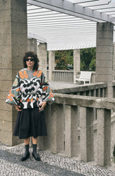 Sandra Ikat Silk Cotton Jacket