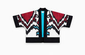 Aleksandra Short Coat flat lay — handwoven ikat short coat by Aleksandra Viktor