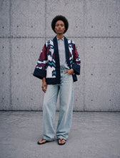 Aleksandra Short Coat — handwoven ikat short coat by Aleksandra Viktor